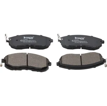 Brzdová destička Sada brzdových destiček, kotoučová brzda DACO GERMANY 322602