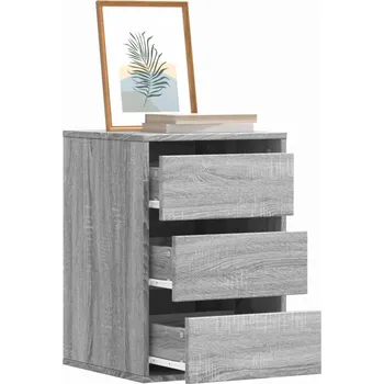 Komoda Komoda, šedý dub sonoma, 40x41x58 cm, dřevěný kompozitní materiál