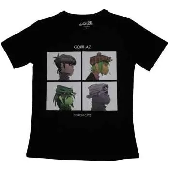 Pánská móda Merch Gorillaz: Gorillaz Ladies T-shirt: Demon Days (x-large) XL