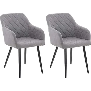 Barová židle LRCZ Sada 2 jídelních židlí Shila Barva: černá, Materiál: Velvet