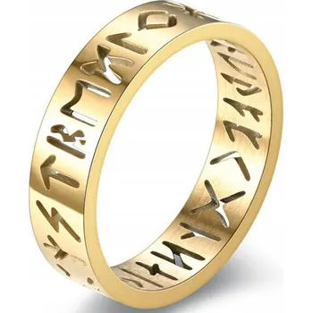 Prsten Zlatý Prsten Viking Keltské Runy Prstýnek