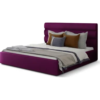 Postel Postel 180 Caramel (kovový rošt, plynový zvedák, úložný prostor) - ELTAP matt velvet 68 200x93 cm