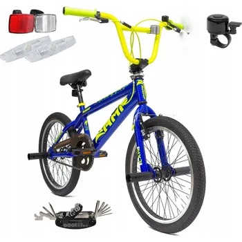 Dětské kolo BMX kolo AMP MX3, rám 20 palců, kola 20", vícebarevné