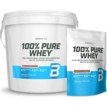Protein AKCE BioTech 100% Pure Whey 4000 g + ZDARMA 100% Pure Whey 454 g