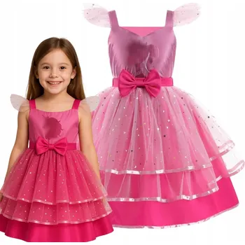 Karnevalový kostým OUTFIT KOSTÝM ŠATY BARBARA VÍLÍ PLES KARNEVAL 122 128