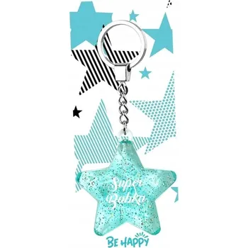 Přívěsek Na Klíče BE HAPPY vánoční dárek SUPER BÁBOVKA