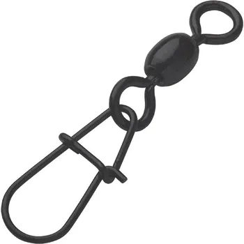 MADCAT - Karabinka s obratlíkem Stainless Swivels With Egg Snap, vel. 2/55kg, 5ks