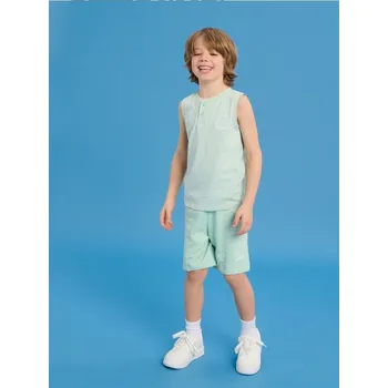 Chlapecké tričko Sinsay - Tričko bez rukávů - zelená - 778EF-07X - 778EF-07X-128
