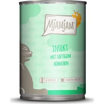 Krmivo pro kočku MjAMjAM – hmyz se šťavnatým kuřetem 24 x 400 g