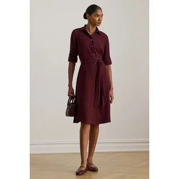 Dámské oblečení Šaty Lauren Ralph Lauren 200980920 burgundské 83X, vel. 40