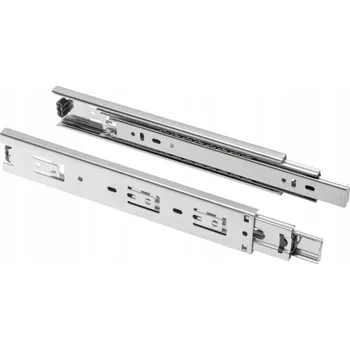 Kuličková pojezdová lišta GTV PRESTIGE pro zásuvky 500 mm plný výsuv, nosnost 35 kg