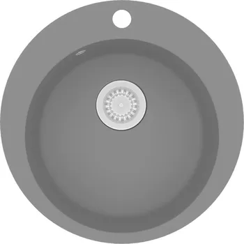 Granitový dřez Granitový dřez jednokomorový 505x505x290 mm šedý