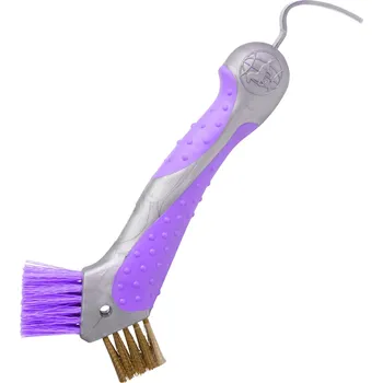 Čištění pro koně Imperial Riding Háček na kopyta Scraper Imperial Riding, royal purple