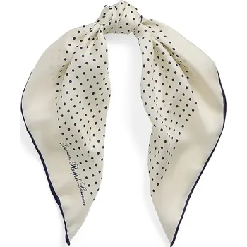 Šátek Hedvábný šátek Lauren Ralph Lauren 454961462 béžová 01X, vel. ONE SIZE