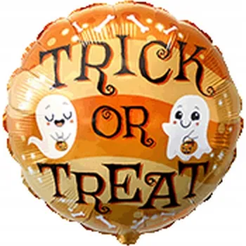 Balónek Fóliový balónek Flexmetal Trick or Treat 45 cm