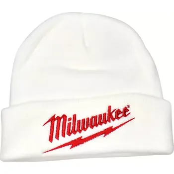 Jednorázový oděv Čepice Milwaukee KULICH, bílá pletená/žebrovaná tkanina, MIKULIW