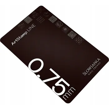 Kuchyňská škrabka Škrabka na nehty Słowianka Karta škrabka 0,75 mm