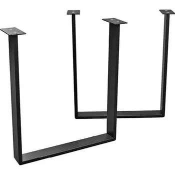 Podnož k jídelnímu stolu HANA (set 2 ks) černá HANAC