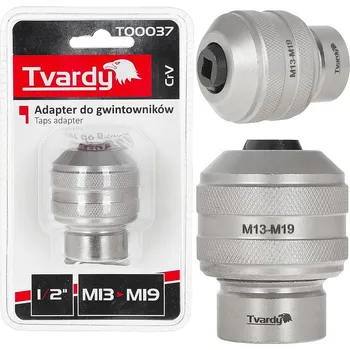 Dílna Adaptér na závitníky 1/2" M13–M19 CrV TVARDY, Geko T00037