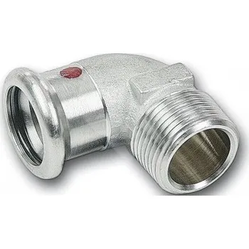 Fitinka Sanha Koleno 90° pro vnitřní/vnější lisování 28x1 pozink