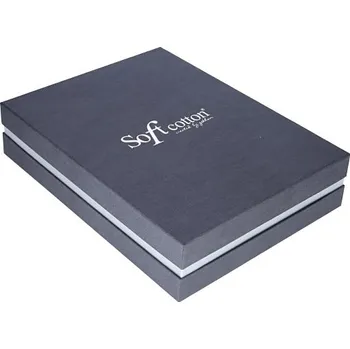 Pánský župan Soft Cotton Dárkové balení županu, ručníku a osušky STELLA Barva: Krémová, Velikost: XL