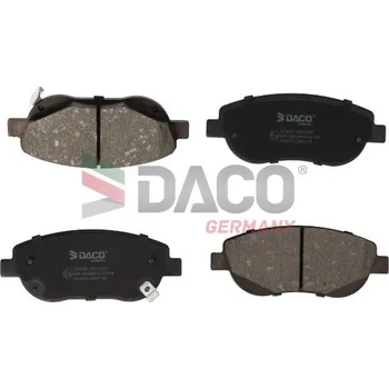 Brzdová destička Sada brzdových destiček, kotoučová brzda DACO GERMANY 323939