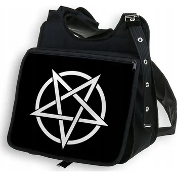 Kabelka VELKÁ TAŠKA S KLOPOU A4 KOČKA 29 ČERNÁ KOČKA DO ŠKOLY