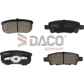 Brzdová destička Sada brzdových destiček, kotoučová brzda DACO GERMANY 322506