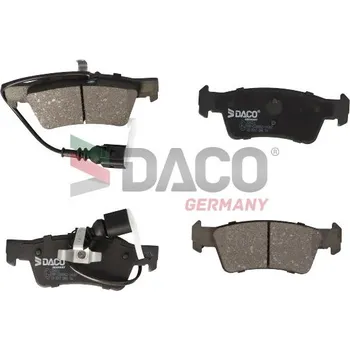 Brzdový systém Sada brzdových destiček, kotoučová brzda DACO GERMANY 324211