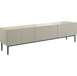 TV stolek Nicole 200 - Meble Bogart Kašmírová / Černá 200x53 cm