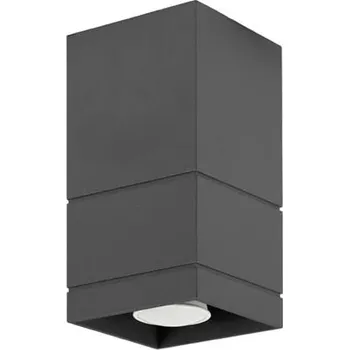 Stropní bodové svítidlo čtvercové Lampex černé