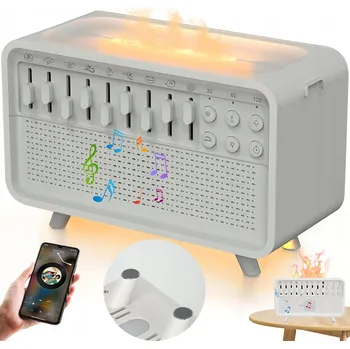 Zvlhčovač vzduchu ULTRAZVUKOVÝ ZVLHČOVAČ VZDUCHU DIFUZÉR VŮNĚ, BLUETOOTH PŘIPOJENÍ