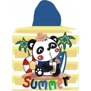 Plážový ručník. Koupací pončo s kapucí. Pro dítě. velikost 120x60. 3011012