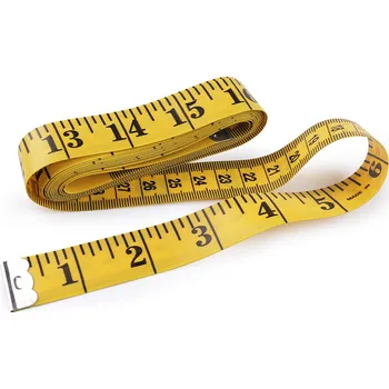 Metr krejčovský 300 cm, střední, žlutá