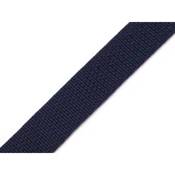 Popruh polypropylenový šíře 25 mm tloušťka 1 mm, střední, 55 modrá tmavá