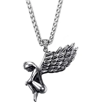 Přívěsek Impress Jewelry Sedící Anděl strážný stříbrná