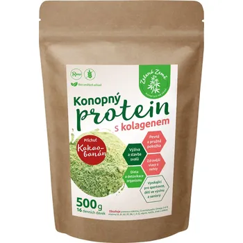 Protein Zelená Země Konopný protein s kolagenem 500 g