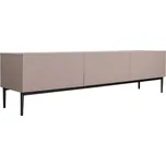 TV stolek Nicole 200 - Meble Bogart Antická Růžová / Černá 200x53 cm