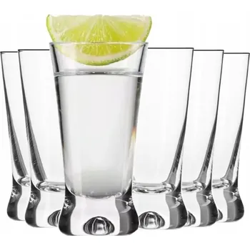 Sklenice Sklenice na vodku Krosno Shot čiré 50ml 6 ks