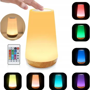 Lampička Bezdrátová stolní lampa 13 barev s dálkovým ovládáním