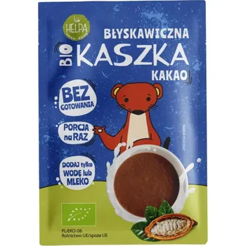 Helpa Instantní kaše s kakaem bez přidaného cukru BIO 35 g