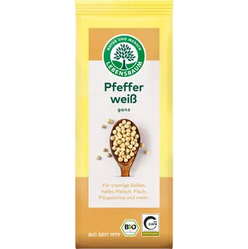Koření Lebensbaum Bílý pepř celý 50 g bio BIO VEGAN Množství: 1 ks