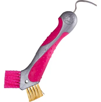 Čištění pro koně Imperial Riding Háček na kopyta Scraper Imperial Riding, pink