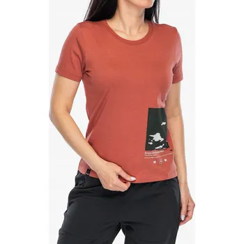 Dámské tričko Dámské tričko Salewa Eagle Cover T-Shirt - etruscan red 34 (XS)
