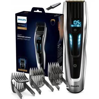 Strojek na vlasy Stříhací strojek na vlasy Philips HC9450/15 černo-stříbrný