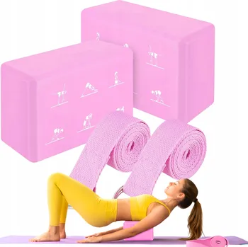 podložka na cvičení KOSTKA NA JÓGU BLOK PĚNOVÁ POMŮCKA PRO CVIČENÍ PILATESU TVRDÁ