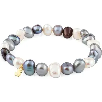 Náramek Náramek z pravých perel se zlatým medvídkem 1004042600 Tous