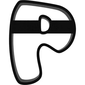 Vykrajovátko Vykrajovátko písmenka P | Vykrojte si vlastní jméno