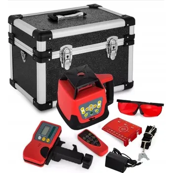 IP kamera Laserová vodováha 360° - červený, silný laser 500M+ kufřík a příslušenství