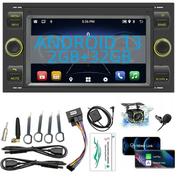 Autorádio 2-DIN Autorádio Ford Kuga S-Max C-Max 7" Bluetooth USB